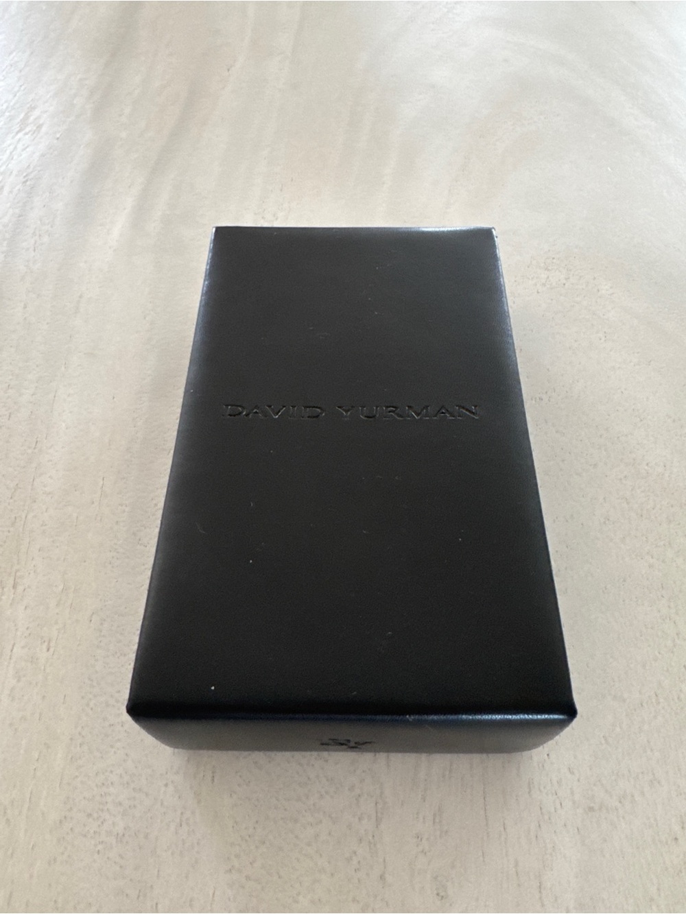 David Yurman Black Leather-Effect Jewelry Box